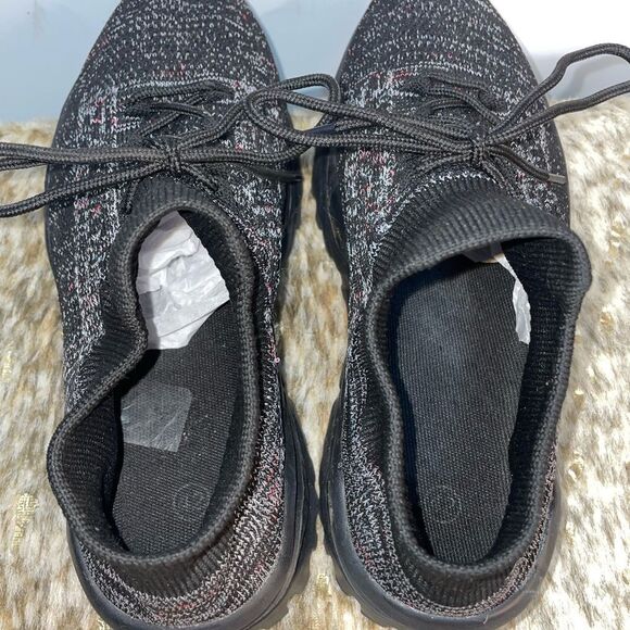 5 for $25🔥Heathered Black Elastic Stretch Sneakers Women's Size 12 - Picture 4 of 11